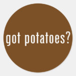 pommes de terre obtenues ? adhésif