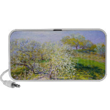Pommiers En fleur, Claude Monet 1873 Haut-parleurs