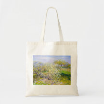 Pommiers En fleur, Claude Monet 1873 Sac En Toile