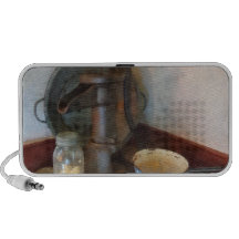 Pompe à eau dans la cuisine haut-parleur mp3