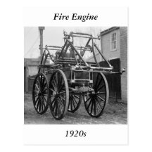 Pompe à incendie antique, les années 1920 cartes postales
