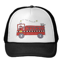 Pompe à incendie casquette de camionneur