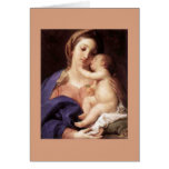 Pompeo Batoni, 'Madonna et Child Carte De Vœux