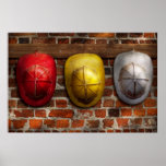 Pompier - chapeaux - sélectionnez un chapeau, n'im posters