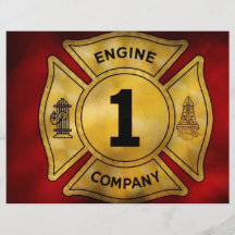 Pompier - Engine Company 1 Prospectus Personnalisés