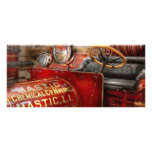Pompier - produit chimique Co de mastic Modèle De Carte Double