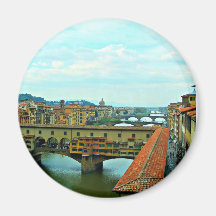 Pont d'achats de Florence, Italie Aimants Pour Réfrigérateur