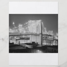 Pont de Brooklyn, 1982 Prospectus En Couleur