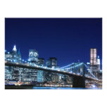 Pont de Brooklyn et horizon de Manhattan Invitations Personnalisables