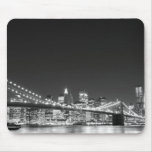 Pont de Brooklyn et horizon de Manhattan Tapis De Souris