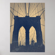 Pont de Brooklyn Poster