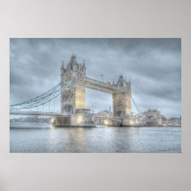 Pont de tour à Londres Posters