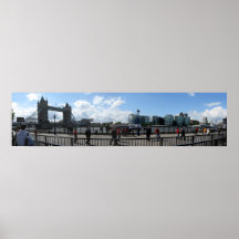 Pont de tour de Londres panoramique Posters