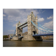Pont de tour et Tamise, Londres, Carte Postale