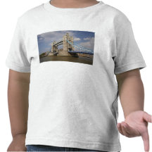 Pont de tour et Tamise, Londres, T-shirt