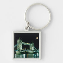 Pont de tour la nuit, Londres, Angleterre Porte-clefs