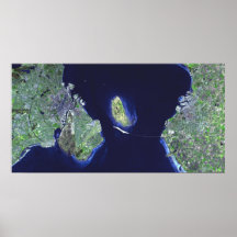Pont d'Oresund - vue de SAT Posters