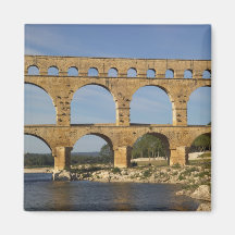 Pont du le Gard, le Gard, Languedoc-Roussillon, Fr Magnets Pour Réfrigérateur