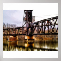 Pont en chemin de fer posters
