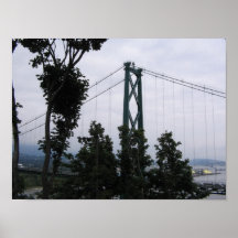 Pont en porte de lions posters