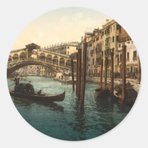 Pont I, Venise, Italie de Rialto Autocollants