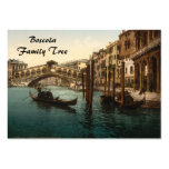 Pont I, Venise, Italie de Rialto Cartes De Visite Personnelles
