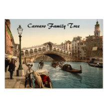 Pont II, Venise, Italie de Rialto Carte De Visite