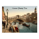 Pont II, Venise, Italie de Rialto Carte Postale