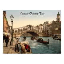 Pont II, Venise, Italie de Rialto Carte Postale