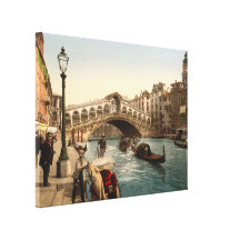 Pont II, Venise, Italie de Rialto Toiles Tendues Sur Châssis