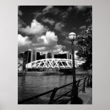 Pont - quais de Salford Affiche