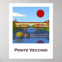 Ponte Vecchio Affiche