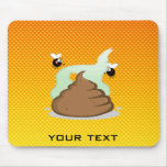 Poo Stinky jaune-orange Tapis De Souris