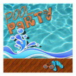 Poolside Invitation Personnalisable