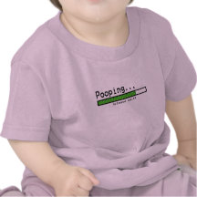 Pooping… Attendez svp T-shirt