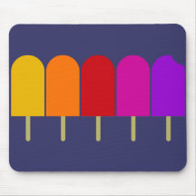 Popsicles savoureux tapis de souris