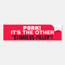 PORC !  C'est l'AUTRE "STIMULUS-FILLER" ! Autocollants Pour Voiture
