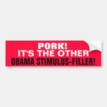 PORC !  C'est l'AUTRE "STIMULUS-FILLER" ! Autocollant Pour Voiture