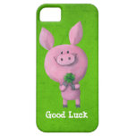 Porc chanceux - texte fait sur commande coque iPhone 5 Case-Mate