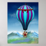 Porc de vol - ballon - et loin posters