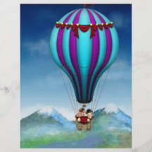 Porc de vol - ballon - et loin prospectus customisé