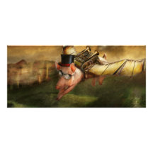 Porc de vol - Steampunk - les porcs de vol Double Carte