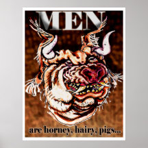 porc d'homme posters