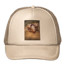 Porc - obtention des obstacles passés casquette de camionneur