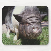 Porc Pot-Gonflé Mousepad Tapis De Souris