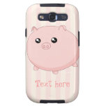 Porc rose potelé mignon de Kawaii