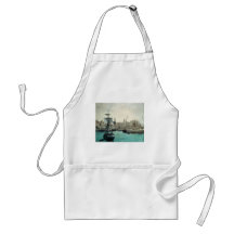 Port à Calais par Manet, impressionisme vintage Tabliers
