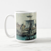 Port à Calais par Manet, impressionisme vintage Mug