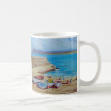 Port de Ballycastle, peinture à l'huile d'Antrim d Mugs