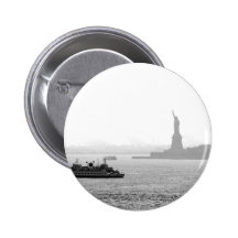 Port de New York City - statue de la liberté Badges Avec Agrafe